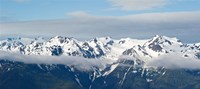 Snow covered mountains, Hurricane Ridge, Olympic National Park, Washington State, USA Fine Art Print