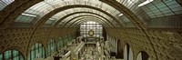 Interiors of a museum, Musee d'Orsay, Paris, Ile-de-France, France Fine Art Print