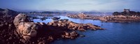 Ploumanac'h Harbour, Cote de Granit Rose, Ploumanach, Perros-Guirec, Cotes-D'Armor, Brittany, France Fine Art Print