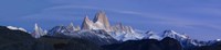 Low angle view of mountains, Mt Fitzroy, Cerro Torre, Argentine Glaciers National Park, Argentina by Panoramic Images - 40" x 9"