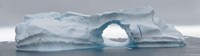 Blue iceberg with hole, Antarctica Fine Art Print
