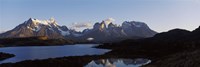 Lake Pehoe in Torres Del Paine National Park, Patagonia, Chile Fine Art Print
