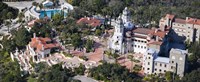 Aerial view of a castle on a hill, Hearst Castle, San Simeon, San Luis Obispo County, California, USA Fine Art Print