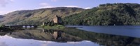 Eilean Donan Castle with reflection in the water, Highlands Region, Scotland Fine Art Print