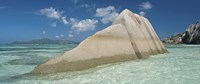 Boulders on the beach, Anse Source d'Argent, La Digue Island, Seychelles Fine Art Print