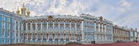 Catherine Palace courtyard, Tsarskoye Selo, St. Petersburg, Russia Fine Art Print