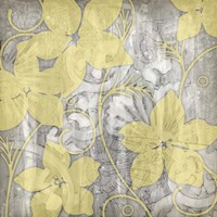 Yellow & Gray I Framed Print