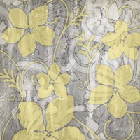 Yellow & Gray II Framed Print