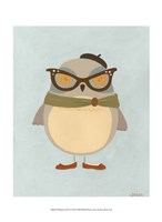 Hipster Owl I Fine Art Print
