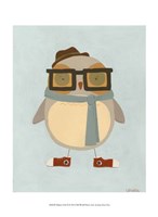 Hipster Owl II Fine Art Print