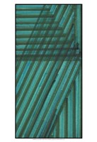 Line Study Blue Fine Art Print