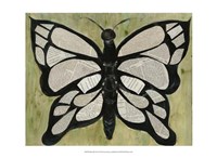 Butterfly Text Fine Art Print