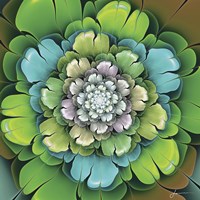 Fractal Blooms I Fine Art Print