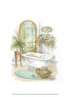 Watercolor Bath in Spa II Fine Art Print