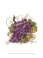 Watercolor Grapes I Fine Art Print