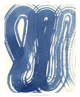 Macrame Blue V Fine Art Print