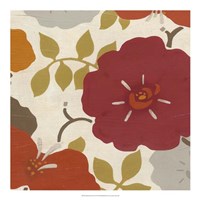 Hibiscus Fresco IV Fine Art Print