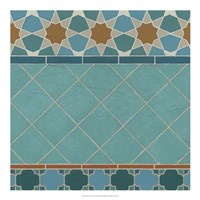 Moroccan Tile I Framed Print