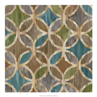 Ikat Symmetry III Fine Art Print