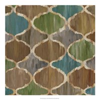 Ikat Symmetry IV Fine Art Print