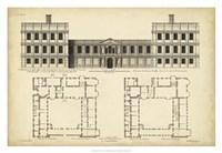 Elevation & Plan for Castle Abby Fine Art Print