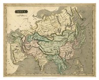 Thomson's Map of Asia Fine Art Print