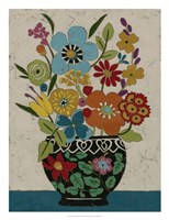 Sentimental Bouquet I Framed Print