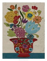 Sentimental Bouquet II Framed Print