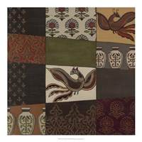 Persian Textile I Framed Print