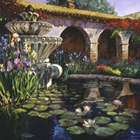 Fountain at San Miguel II by Clif Hadfield - various sizes - $25.49