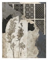 Non-Embellished Fragmented Collage I Framed Print