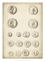 Antique Roman Coins II Framed Print