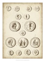 Antique Roman Coins III Framed Print