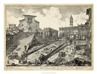 Veduta del Romano Campidoglio Fine Art Print