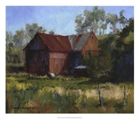 Amish Country Barn by Barbara Chenault - 26" x 22"
