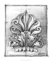 Non-Embellished Decorative Ornament I Fine Art Print