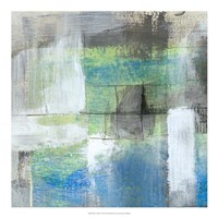 White on Blue I Fine Art Print