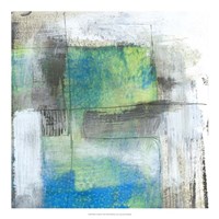 White on Blue II Fine Art Print