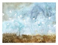 Birds in Flight II Framed Print