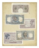 Antique Currency II Fine Art Print