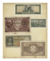 Antique Currency IV Fine Art Print