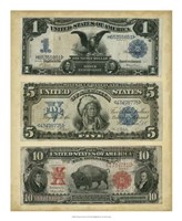 Antique Currency VI Framed Print