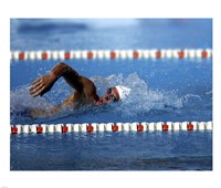 US Navy Swimmer Fine Art Print