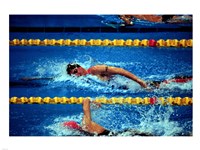 Chad Senior - Modern Pentathlon - swim Fine Art Print