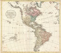 1795 D'Anville Wall Map of South America Fine Art Print