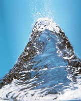 Close up of swelling water bubble Fine Art Print