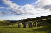 Drombeg Stone Circle, Near Glandore, County Cork, Ireland Fine Art Print