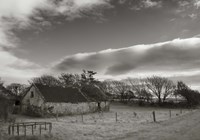 Old Unused Farm near Ballyvooney, The Copper Coast, County Waterford, Ireland Fine Art Print