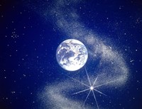 Earth scene from Space Fine Art Print