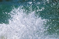 Foam splashing in the sea Fine Art Print